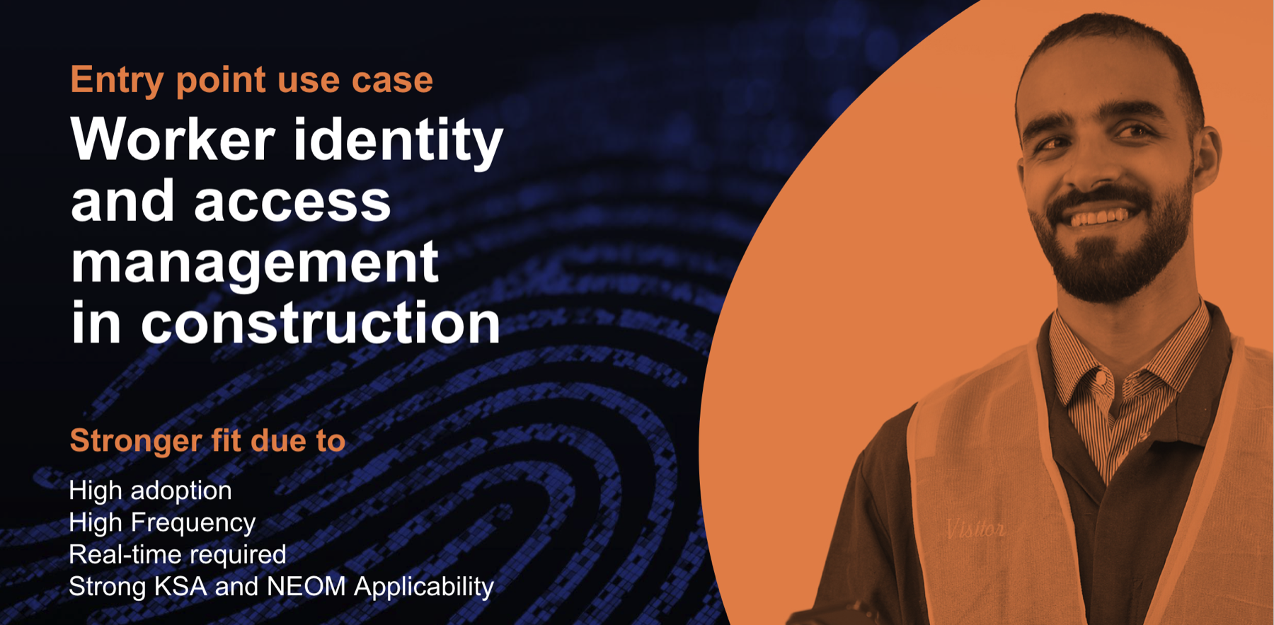 Worker identity and access management in construction use case